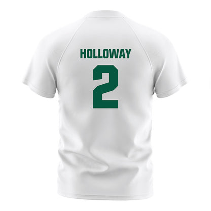 UNC Charlotte - NCAA Men's Soccer : Xavier Holloway - White Soccer Jersey-1
