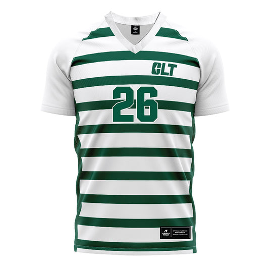 UNC Charlotte - NCAA Men's Soccer : Jemone Barclay - White Soccer Jersey-0