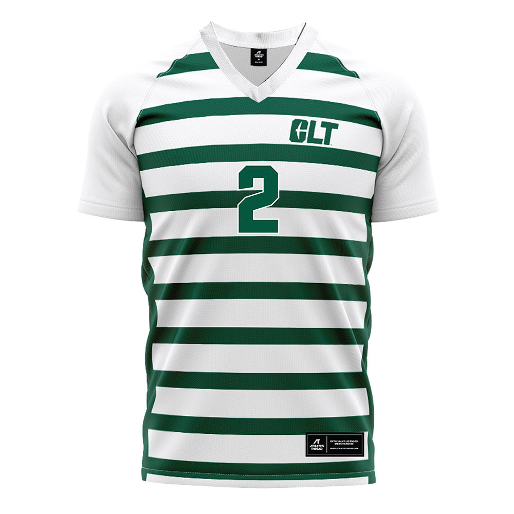 UNC Charlotte - NCAA Men's Soccer : Xavier Holloway - White Soccer Jersey-0