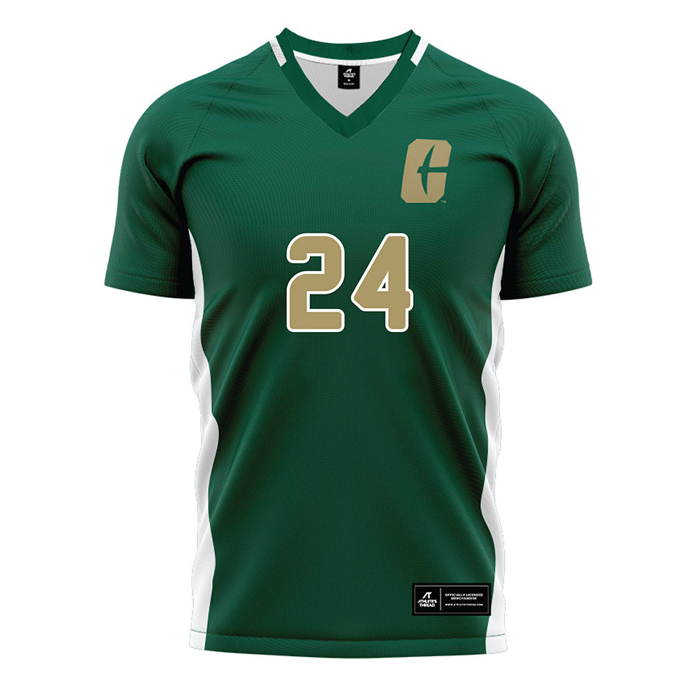 UNC Charlotte - NCAA Women's Soccer : Allie Metcalf - Green Soccer Jersey-0