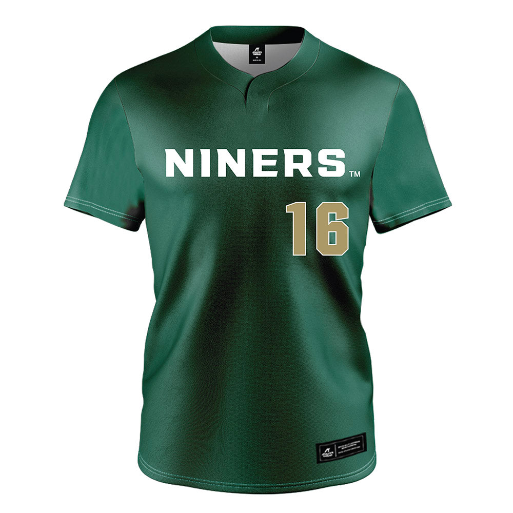 UNC Charlotte - NCAA Softball : taylor barlow - Baseball Jersey