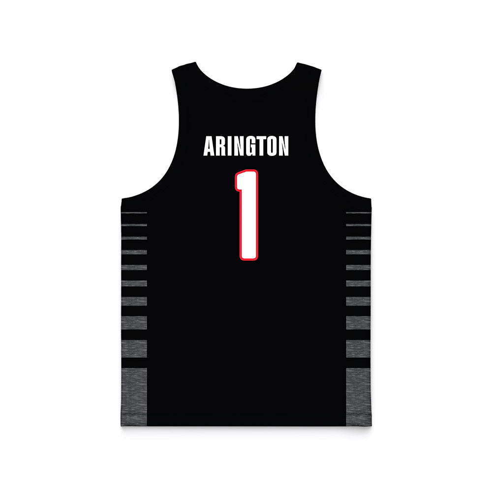 Seattle - NCAA Men's Basketball : Maleek Arington - Black Basketball Jersey-1