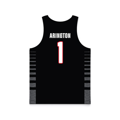 Seattle - NCAA Men's Basketball : Maleek Arington - Black Basketball Jersey-1