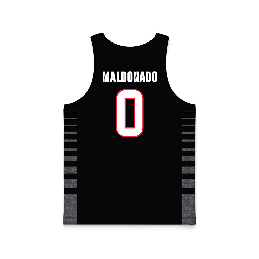 Seattle - NCAA Men's Basketball : Brayden Maldonado - Black Basketball Jersey-1