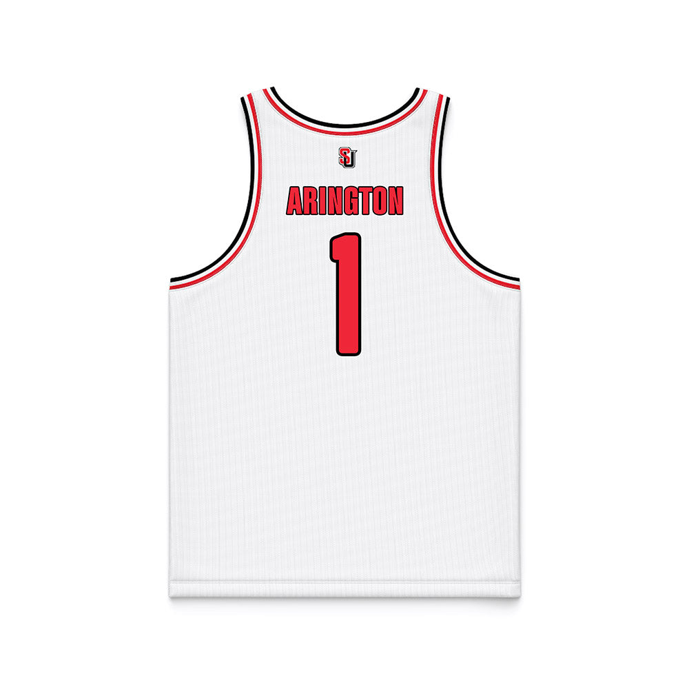 Seattle - NCAA Men's Basketball : Maleek Arington - White Basketball Jersey-1