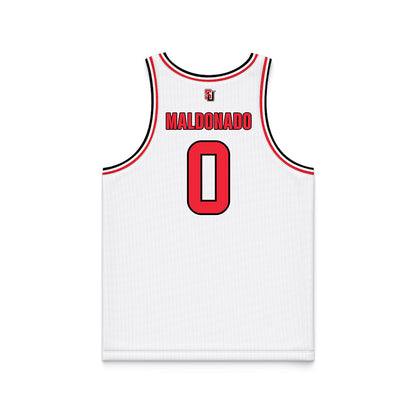 Seattle - NCAA Men's Basketball : Brayden Maldonado - White Basketball Jersey-1