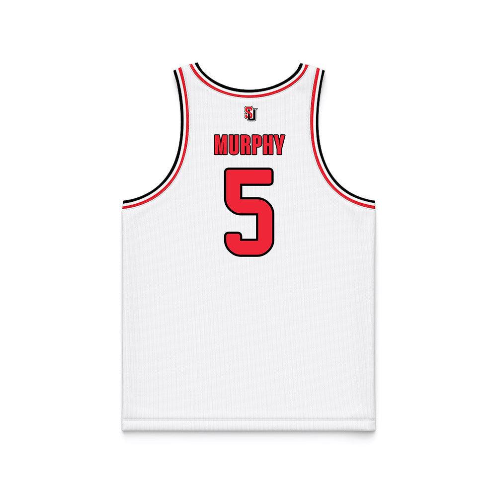 Seattle - NCAA Men's Basketball : Jojo Murphy - White Basketball Jersey-1