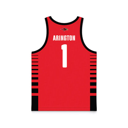 Seattle - NCAA Men's Basketball : Maleek Arington - Red Basketball Jersey-1