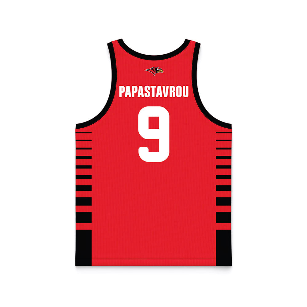 Seattle - NCAA Men's Basketball : Stratos Papastavrou - Red Basketball Jersey-1