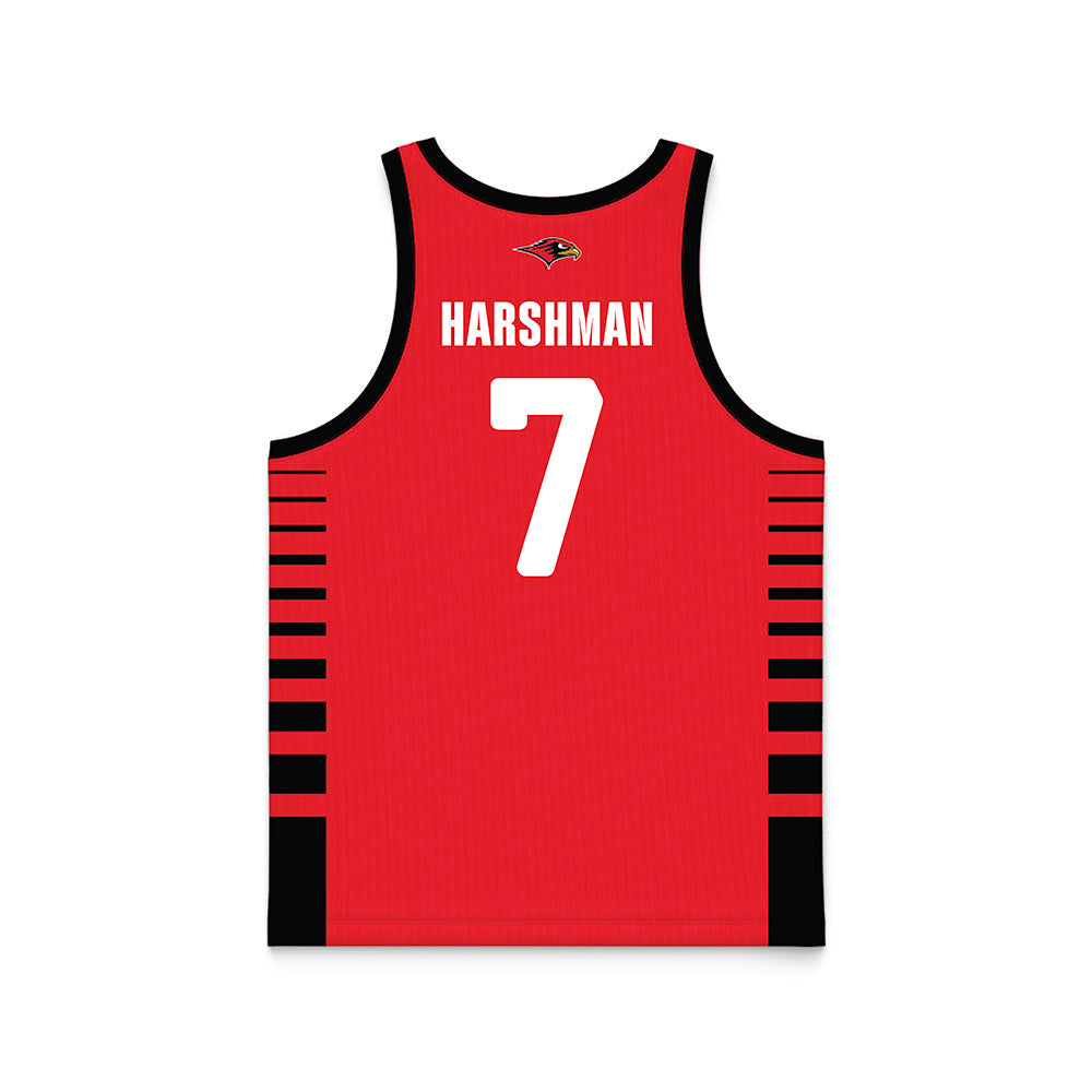 Seattle - NCAA Men's Basketball : Jeremiah Harshman - Red Basketball Jersey-1