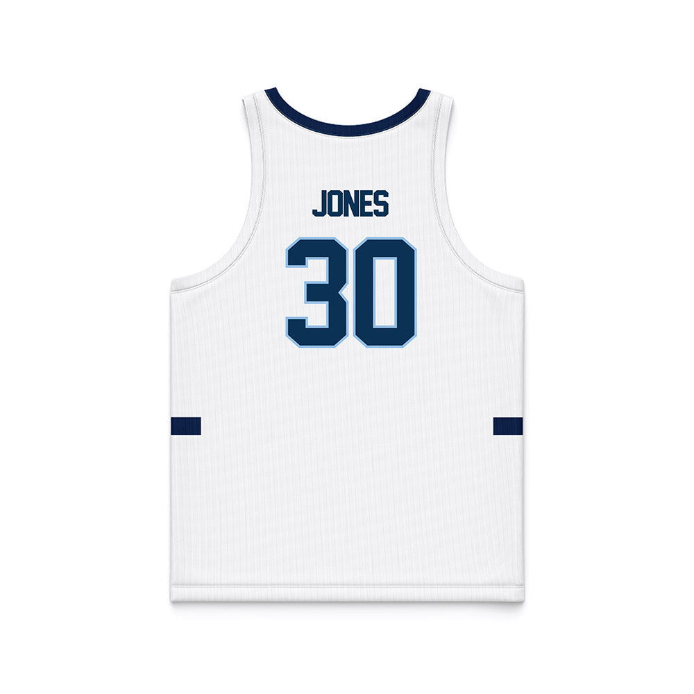 Old Dominion - NCAA Men's Basketball : Cooper Jones - White Basketball Jersey