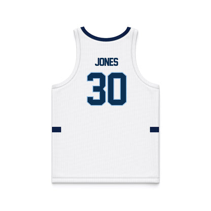 Old Dominion - NCAA Men's Basketball : Cooper Jones - White Basketball Jersey