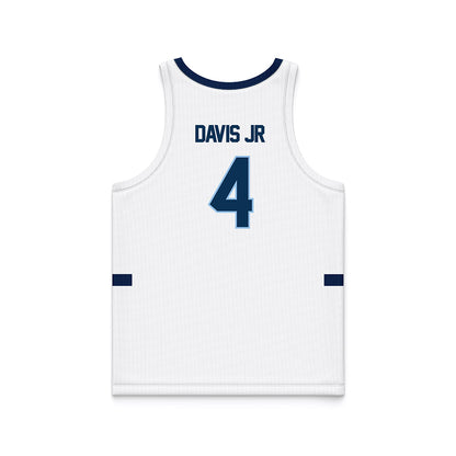 Old Dominion - NCAA Men's Basketball : Robert Davis Jr - White Basketball Jersey