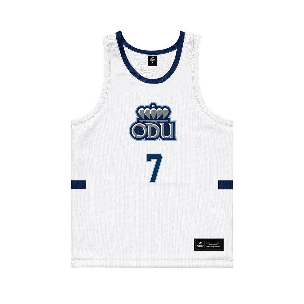 Old Dominion - NCAA Men's Basketball : Drew Mckenna - White Basketball Jersey-0