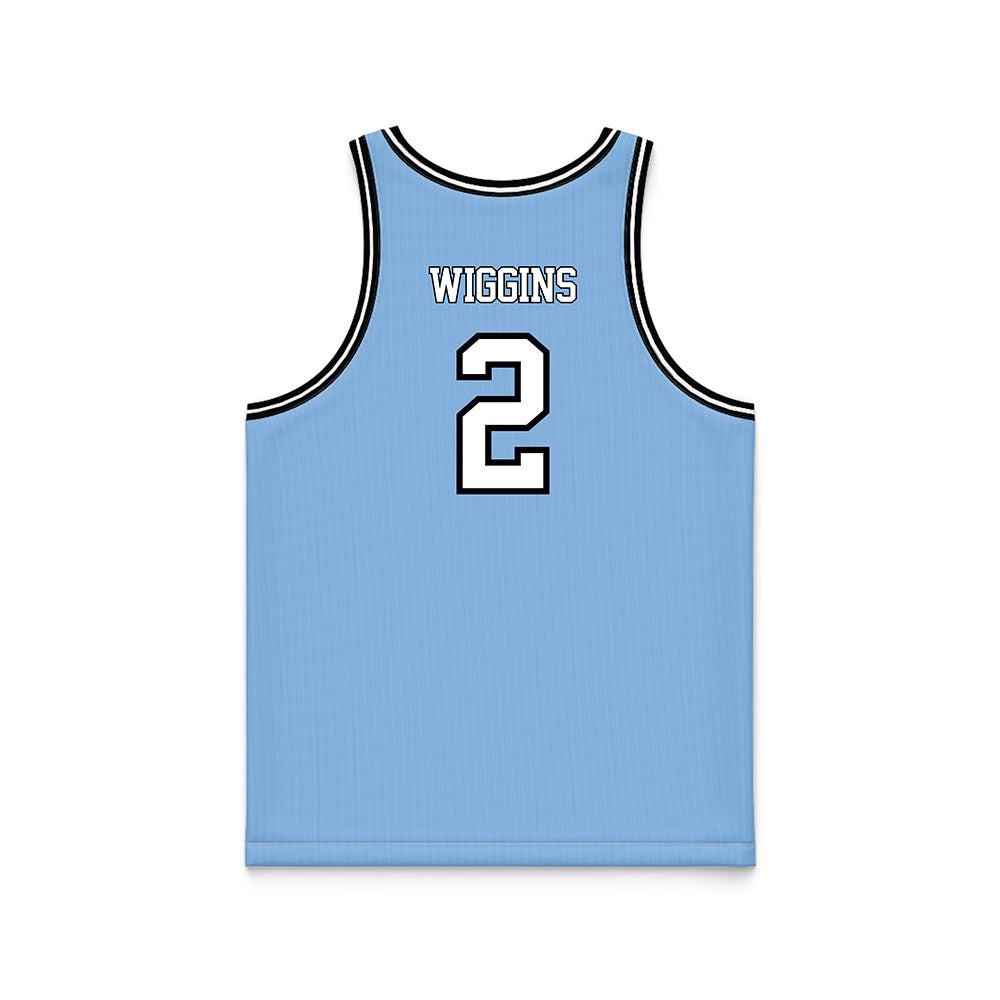 Old Dominion - NCAA Men's Basketball : Zacch Wiggins - Blue Basketball Jersey-1
