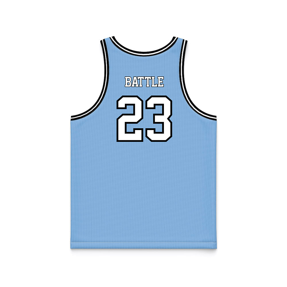 Old Dominion - NCAA Men's Basketball : Jordan Battle - Blue Basketball Jersey-1