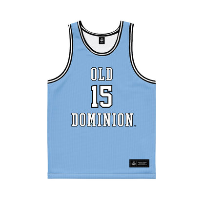 Old Dominion - NCAA Men's Basketball : CJ Parker - Blue Basketball Jersey-0