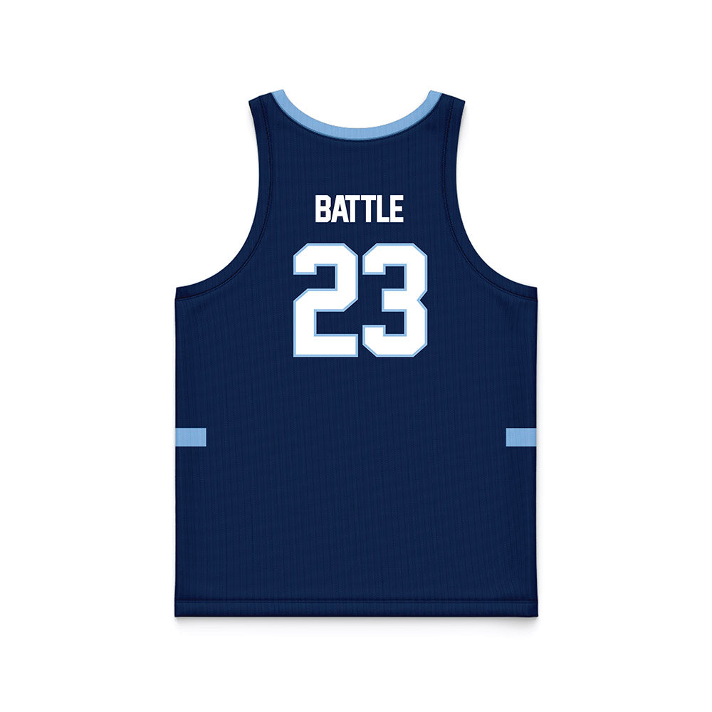 Old Dominion - NCAA Men's Basketball : Jordan Battle - Navy Basketball Jersey-1