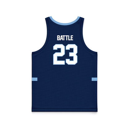 Old Dominion - NCAA Men's Basketball : Jordan Battle - Navy Basketball Jersey-1