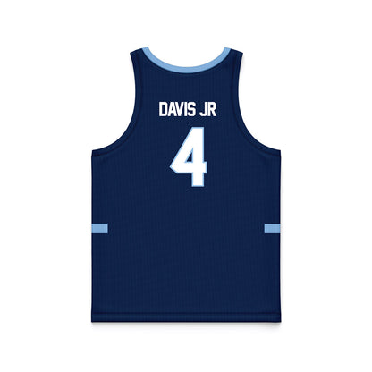 Old Dominion - NCAA Men's Basketball : Robert Davis Jr - Navy Basketball Jersey