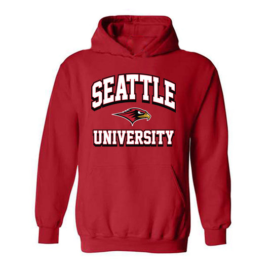 Seattle - NCAA Men's Basketball : Austin Maurer - Classic Shersey Hooded Sweatshirt-0