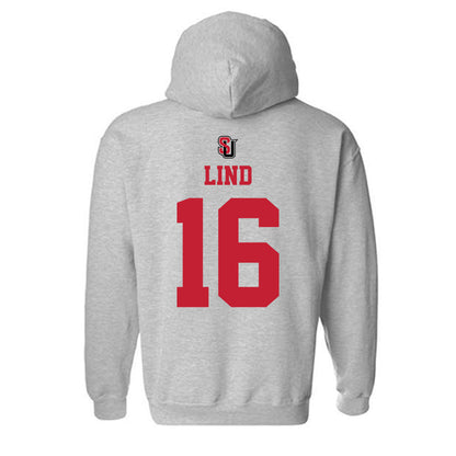 Seattle - NCAA Baseball : Jackson Lind - Classic Shersey Hooded Sweatshirt-1