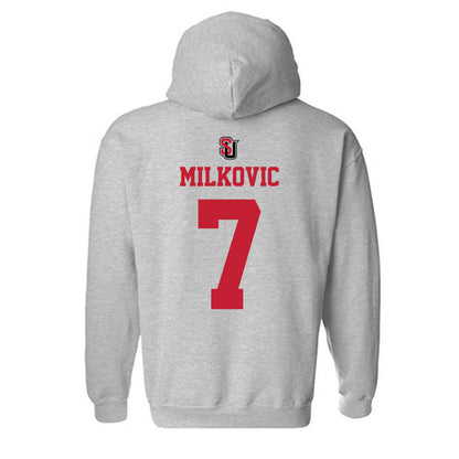Seattle - NCAA Women's Basketball : Lucija Milkovic - Classic Shersey Hooded Sweatshirt-1