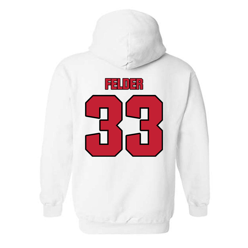Seattle - NCAA Men's Basketball : Brock Felder - Classic Shersey Hooded Sweatshirt-1