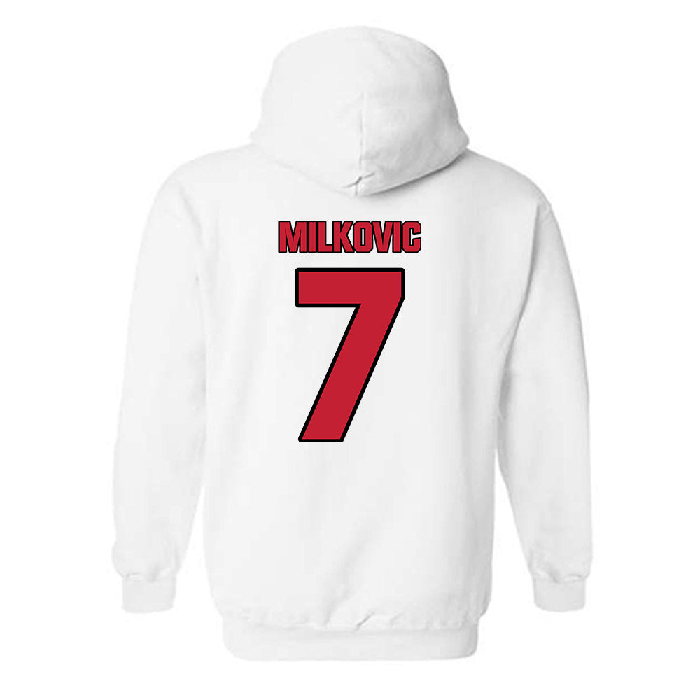 Seattle - NCAA Women's Basketball : Lucija Milkovic - Classic Shersey Hooded Sweatshirt-1