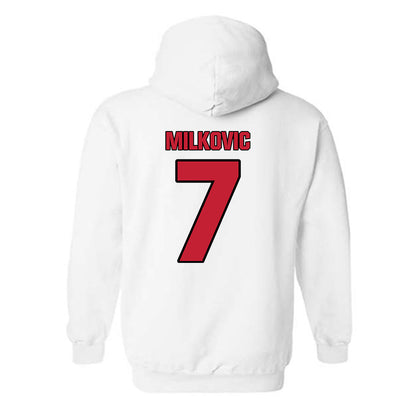 Seattle - NCAA Women's Basketball : Lucija Milkovic - Classic Shersey Hooded Sweatshirt-1