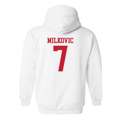 Seattle - NCAA Women's Basketball : Lucija Milkovic - Classic Shersey Hooded Sweatshirt-1