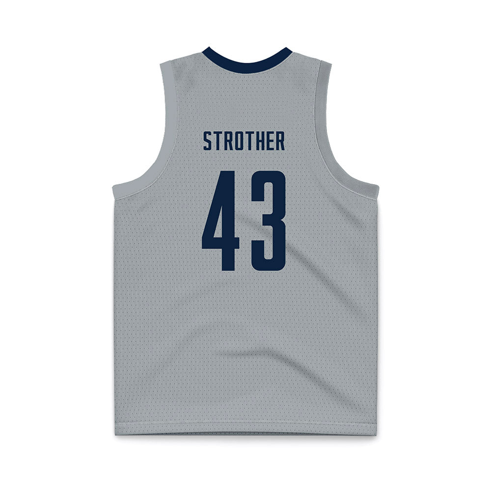 UConn - Women's Basketball Legends : Ann Strother - Grey Basketball Jersey