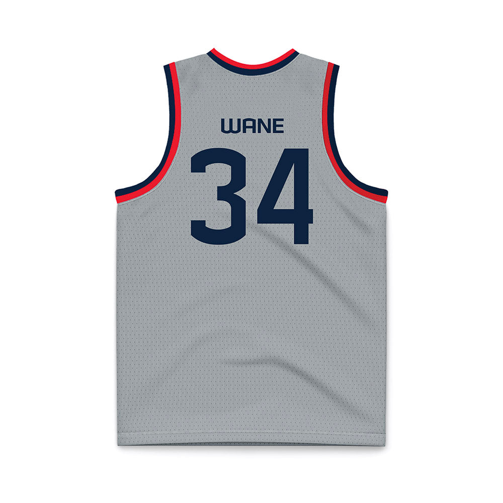 UConn - Mens Basketball Legends : Souleymane Wane - Grey Basketball Jersey