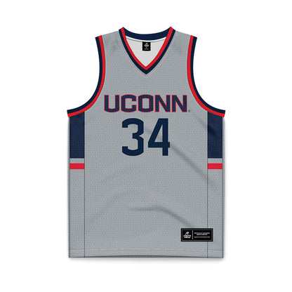 UConn - Mens Basketball Legends : Souleymane Wane - Grey Basketball Jersey