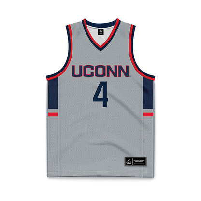 UConn - Men's Basketball Legends : Ben Gordon - Grey Basketball Jersey-0