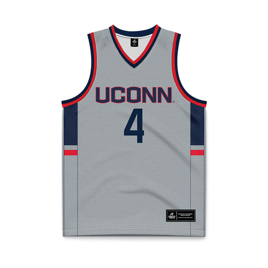 UConn - Men's Basketball Legends : Ben Gordon - Grey Basketball Jersey-0