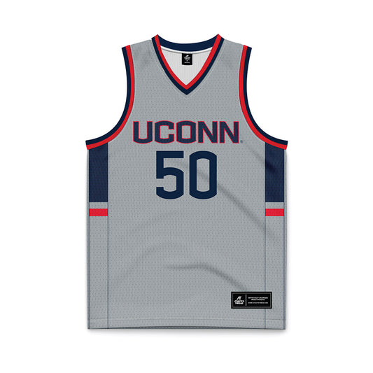 UConn - Mens Basketball Legends : Emeka Okafor - Grey Basketball Jersey