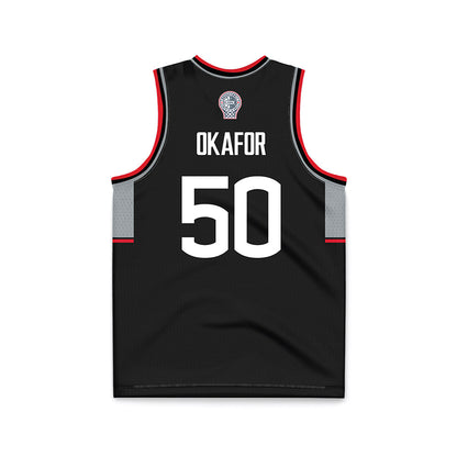 UConn - Mens Basketball Legends : Emeka Okafor - Black Basketball Jersey