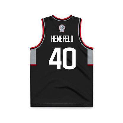 UConn - Mens Basketball Legends : Nadav Henefeld - Black Basketball Jersey