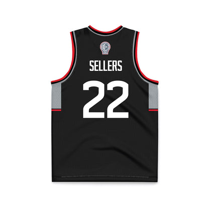 UConn - Mens Basketball Legends : Rod Sellers - Black Basketball Jersey