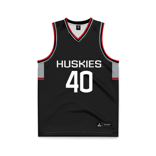 UConn - Mens Basketball Legends : Nadav Henefeld - Black Basketball Jersey