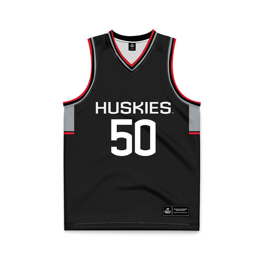 UConn - Mens Basketball Legends : Emeka Okafor - Black Basketball Jersey