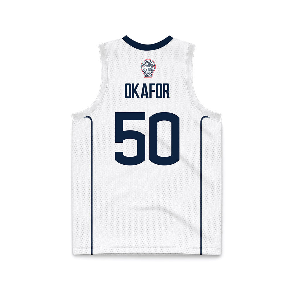 UConn - Men's Basketball Legends : Emeka Okafor - White Basketball Jersey