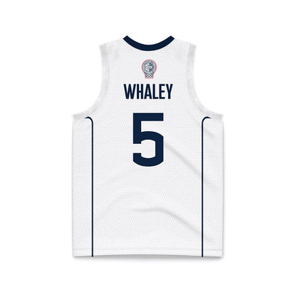 UConn - Men's Basketball Legends : Isaiah Whaley - White Basketball Jersey