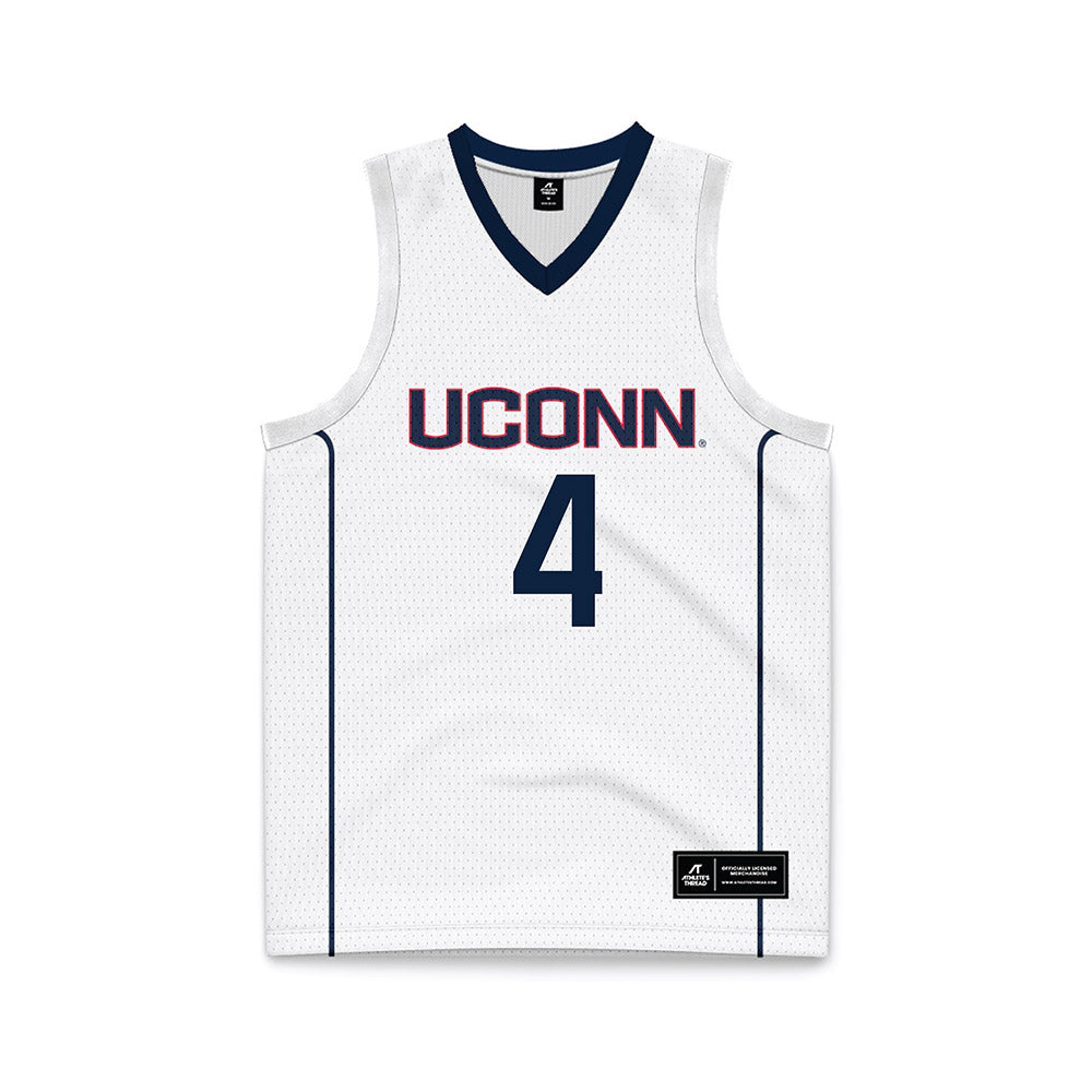 UConn - Men's Basketball Legends : Ben Gordon - White Basketball Jersey-0