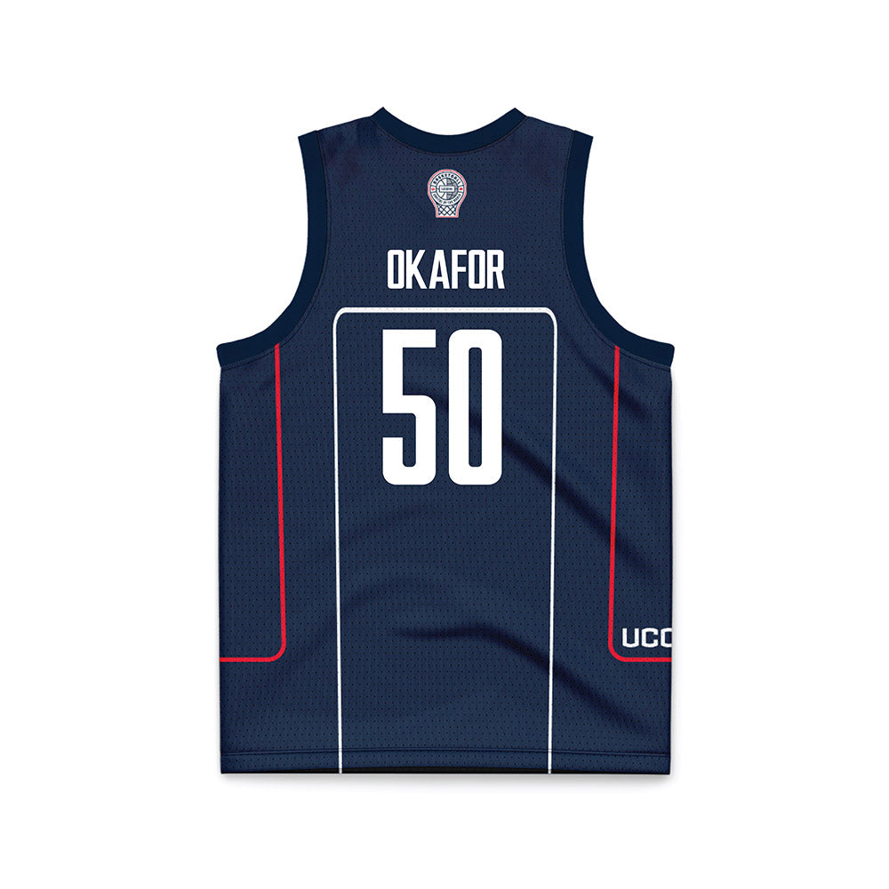 UConn - Men's Basketball Legends : Emeka Okafor - Navy Basketball Jersey