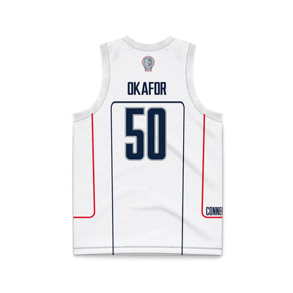 UConn - Mens Basketball Legends : Emeka Okafor - Grey Basketball Jersey