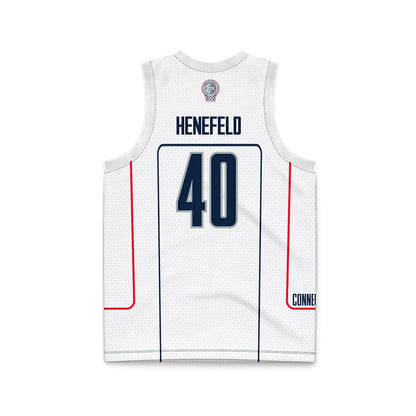 UConn - Mens Basketball Legends : Nadav Henefeld - Grey Basketball Jersey