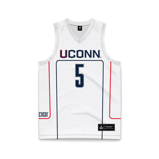 UConn - NCAA Men's Basketball : Tarris Reed Jr - Grey Basketball Jersey-0