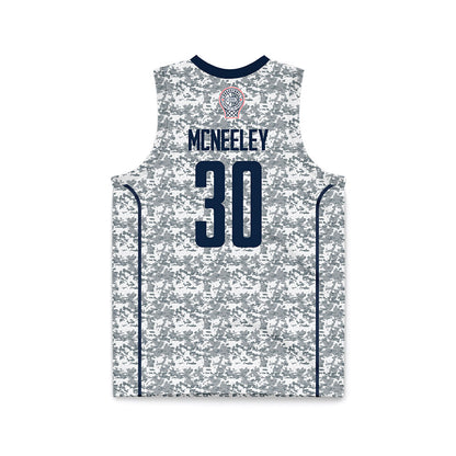 UConn - NCAA Men's Basketball : Liam McNeeley - White Basketball Jersey